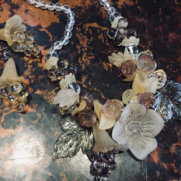 SALE!  FINE JEWELRY!  Showstopper Designer (NECKLACE + EARRINGS) - Picture 13 of 16